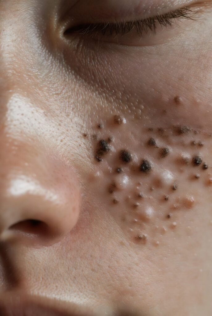 Type 1: Comedonal Acne (Blackheads and Whiteheads)