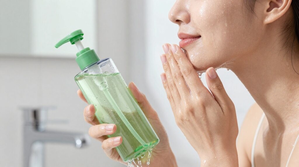 Step 1: Switch to a Gentle, Oil-Control Cleanser