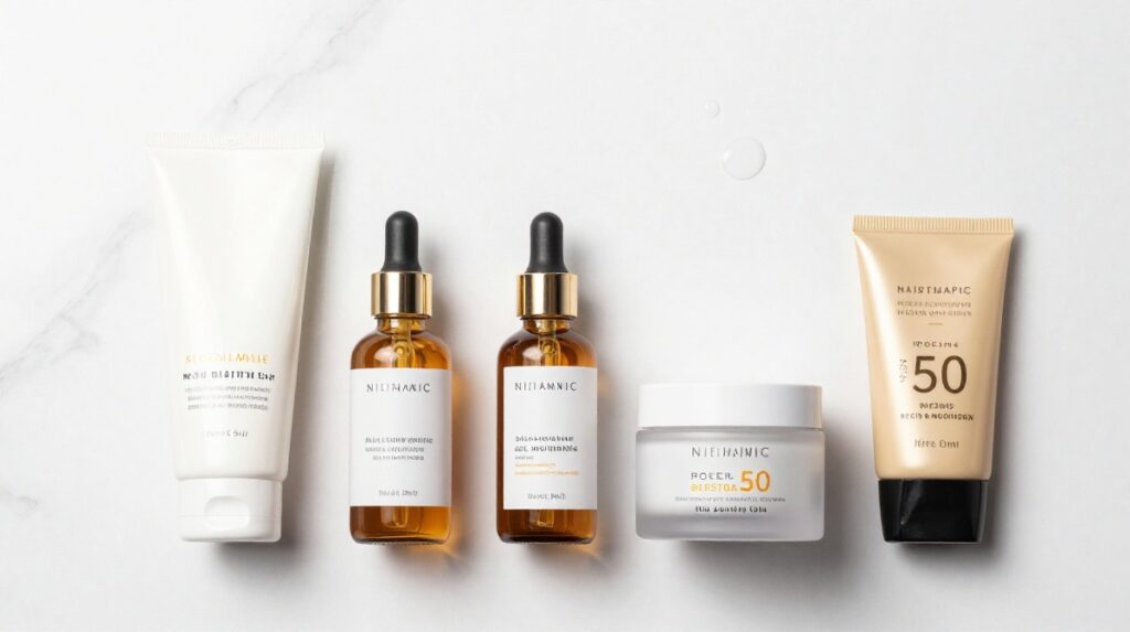 Sample Daily Summer Skin Care Routine