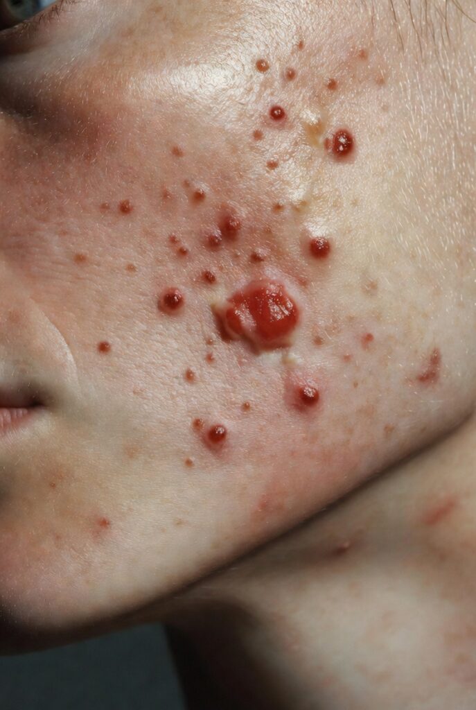 Type 2: Inflammatory Acne (Papules and Pustules)