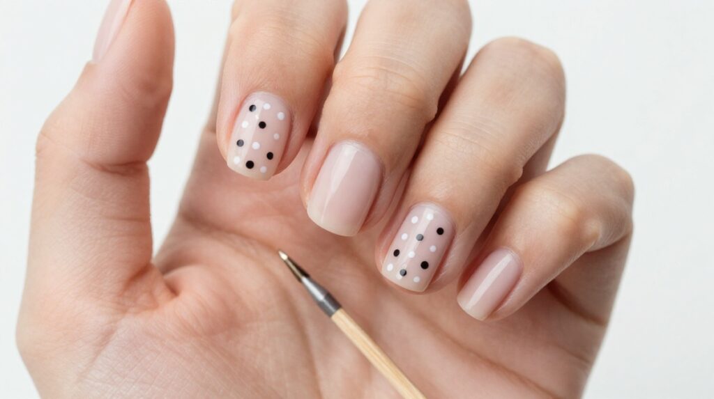 5. Dotted Nail Art