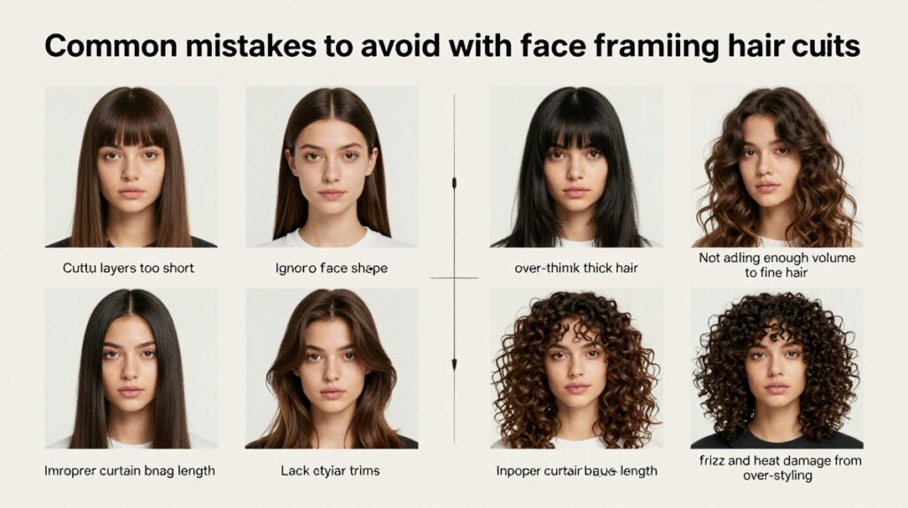 Common Mistakes to Avoid With Face Framing Haircuts
