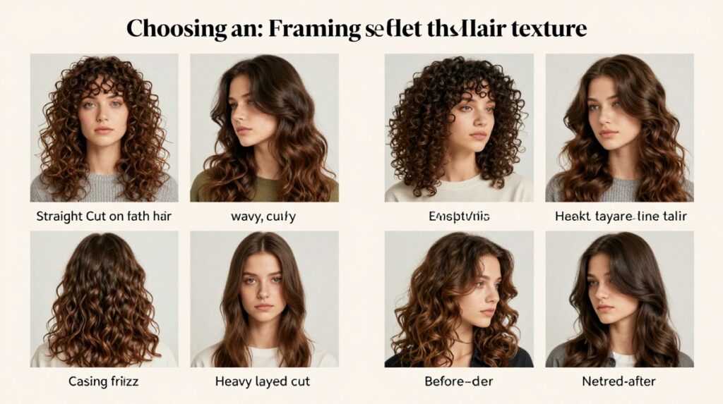 Choosing a Style That Does Not Match Your Texture