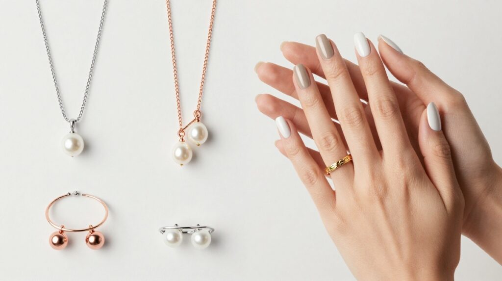 Match Nails with Jewelry