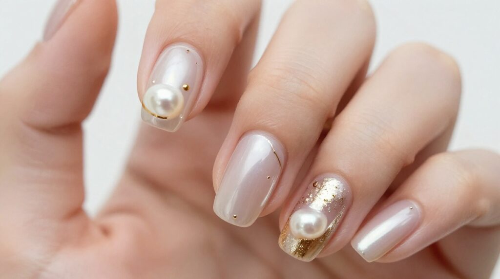 11. Pearl Chrome with Gold Accents