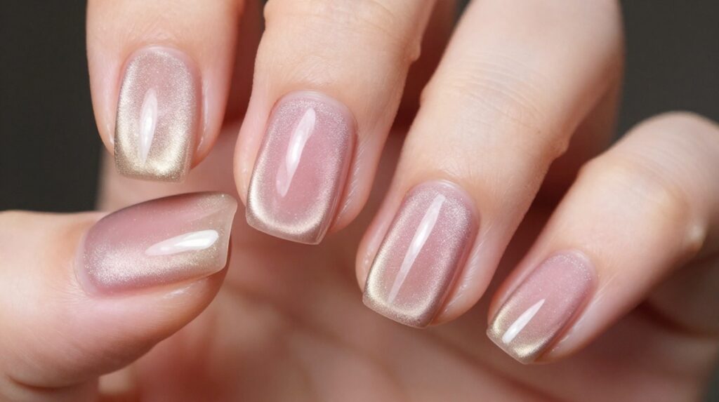 5. Cat-Eye and Magnetic Gel Nails