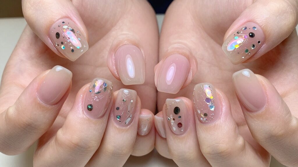 8. Korean Glass Nails