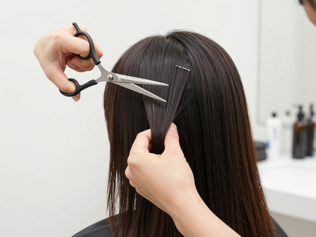 Step 11: Trim Split Ends When Needed