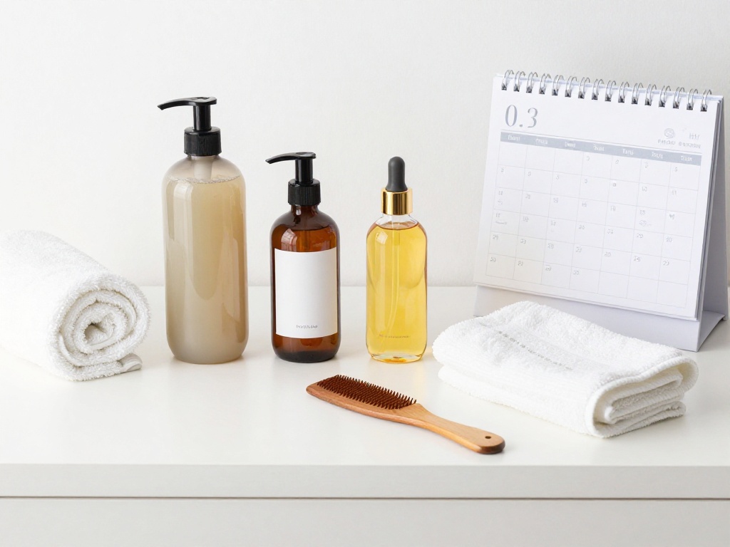 Step 14: Build a Weekly Hair Growth Routine