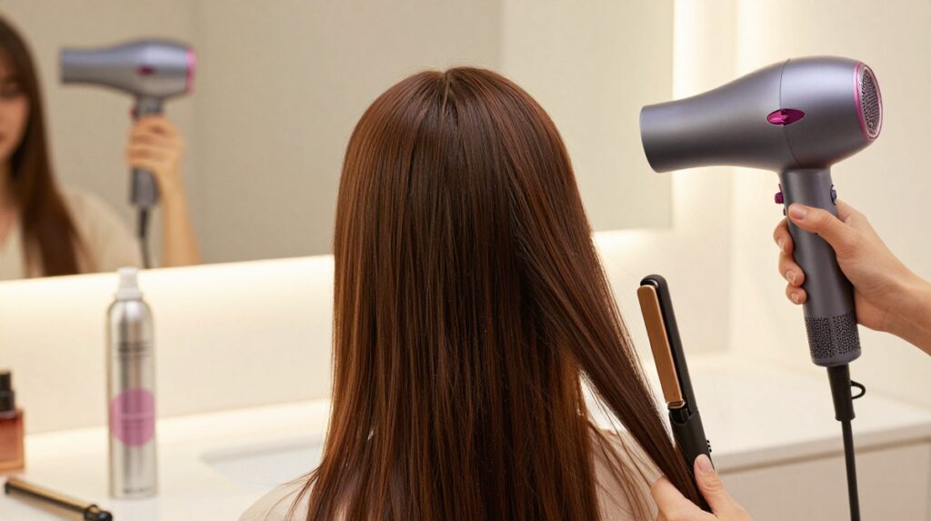 Step 6: Protect Your Hair from Heat