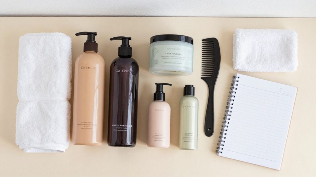 Step 8: Build a Simple Weekly Hair Care Routine