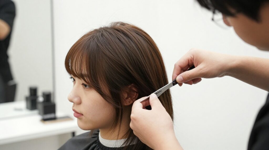 Step 2: Add Korean-Inspired Bangs