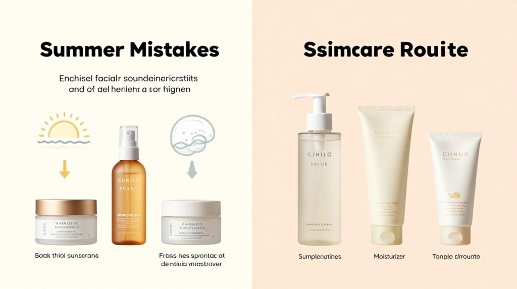Common Summer Skincare Mistakes