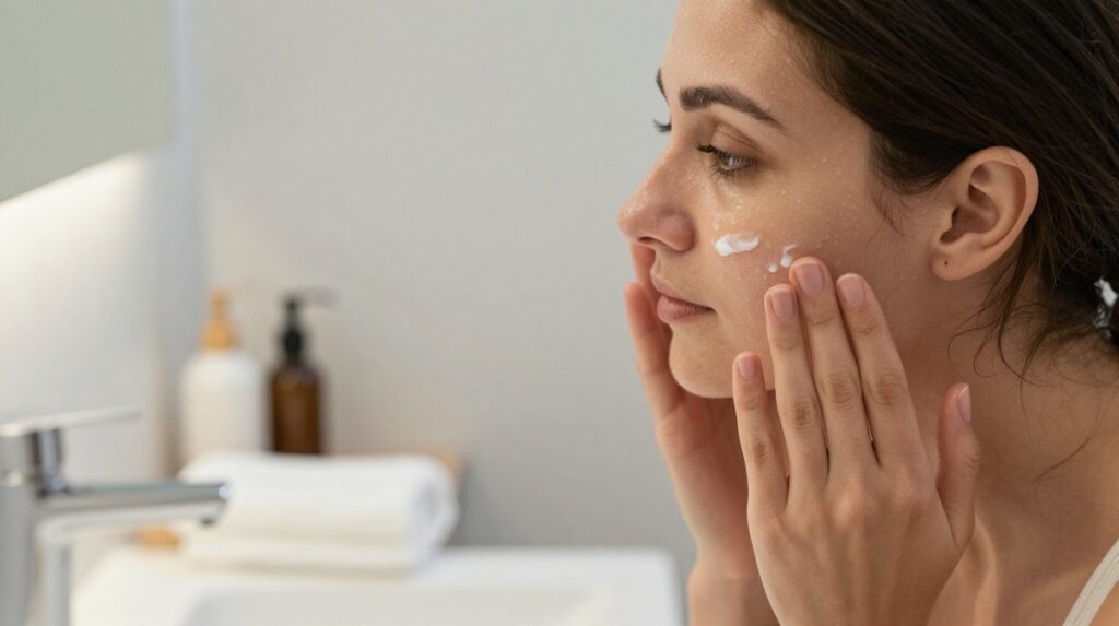 Step 4: Apply to Damp Skin (This is a Game Changer)
