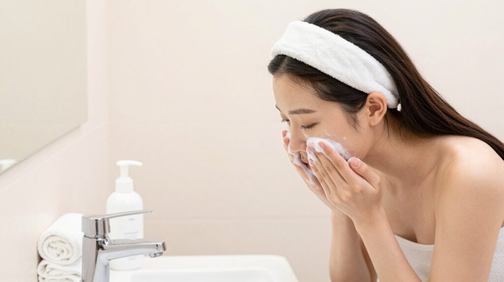 Step 1: Start With Clean Skin