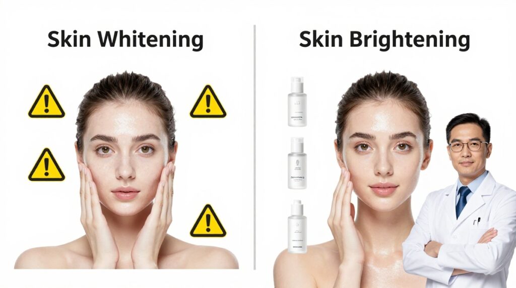 First, Let Us Clear Up the Confusion: Whitening vs. Brightening