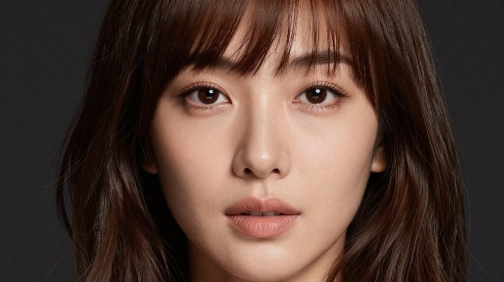 2. Side-Swept Bangs