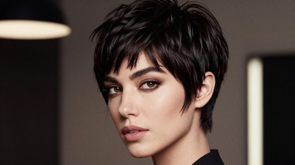 8. Pixie Cut with Height