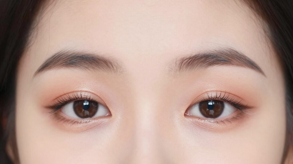 Simple Korean Eyeshadow Look