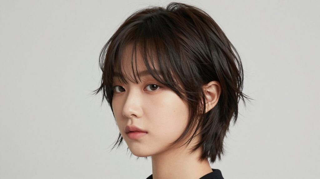 4. Korean Wolf Cut