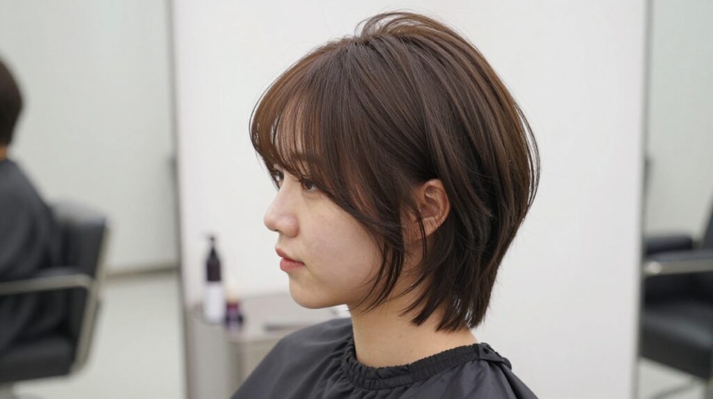 7. Short Layered Korean Haircut