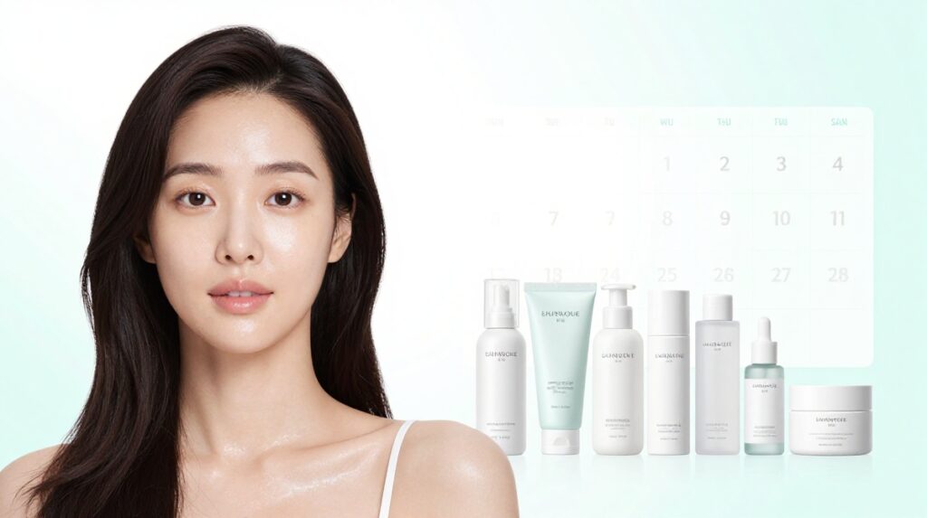 7-Day Korean Glass Skin Routine for Oily Skin