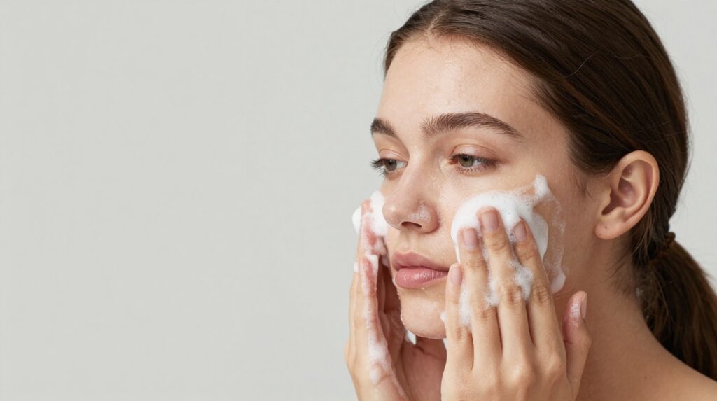 Step 1: Cleanse Gently
