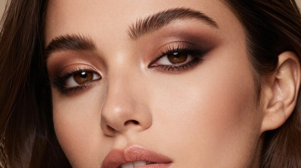 Brown Smoky Eye Makeup
