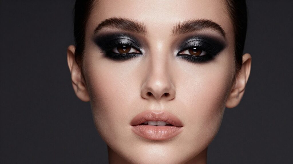 1. Classic Black Smoky Eye